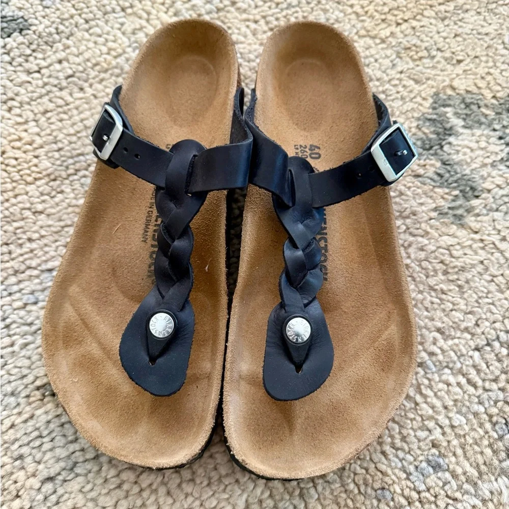 Womens Birkenstock Gizeh Braided Sandal Sz 40 / W9 - Picture 1 of 4
